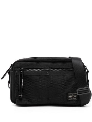 Heat Logo Patch Cross Bag Black - PORTER YOSHIDA - BALAAN 1