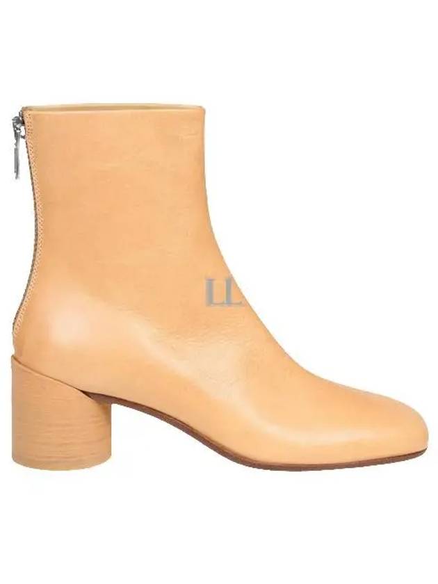 Leather Ankle Middle Boots Sudan Brown - MAISON MARGIELA - BALAAN 2