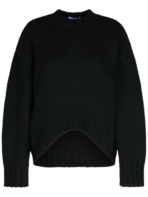 The Attico Black Wool Blend Sweater - THE ATTICO - BALAAN 1