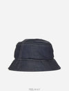 Logo Denim Bucket Hat Navy - FENDI - BALAAN 6