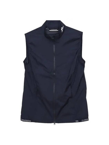 Women's Golf Tenley Vest Navy - J.LINDEBERG - BALAAN 1