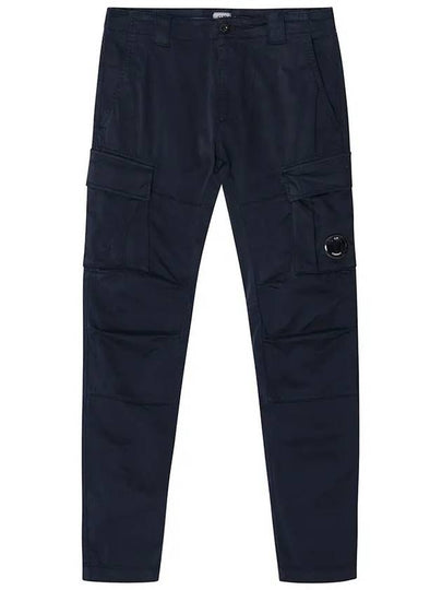 Stretch Sateen Cargo Lens Straight Pants Navy - CP COMPANY - BALAAN 2