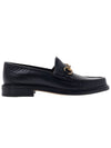 Men's Horsebit Square Loafer Black - GUCCI - BALAAN 3