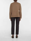 Women's Amalfi Logo Crew Neck Wool Brown Knit 93611021600 009 - MAX MARA - BALAAN 4