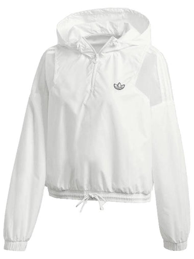 Cropped Windbreaker White - ADIDAS - BALAAN 1