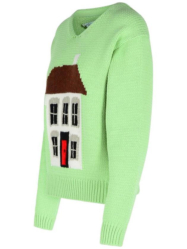 JW Anderson Green Cotton Blend Sweater - JW ANDERSON - BALAAN 2