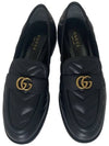 Double G Matelasse Leather Loafers Black - GUCCI - BALAAN 2