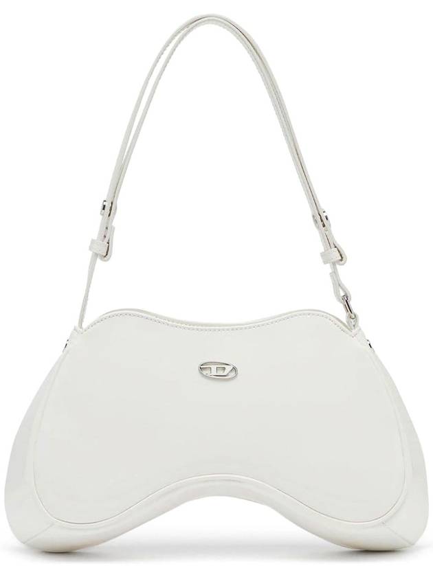 Play Logo Decorated Shoulder Bag White - DIESEL - BALAAN 2