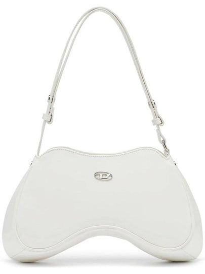 Play Logo Decorated Shoulder Bag White - DIESEL - BALAAN 2