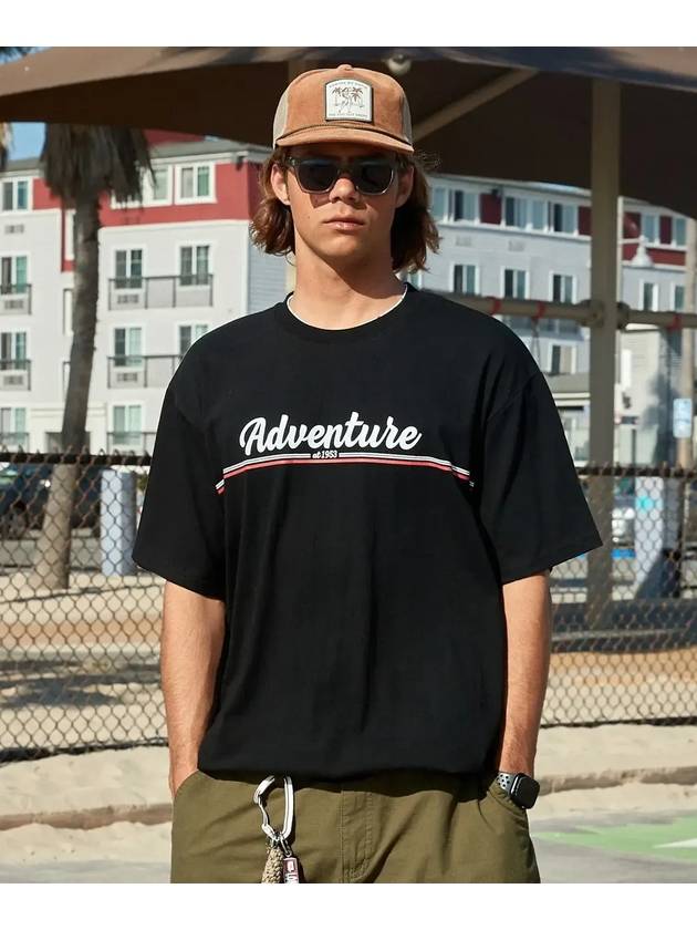 1953 Adventure Short Sleeve T Shirt Black - FLUKE - BALAAN 1