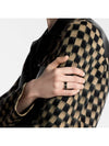 Ring Women s Nanogram Enamel Black Gold M1568S - LOUIS VUITTON - BALAAN 4