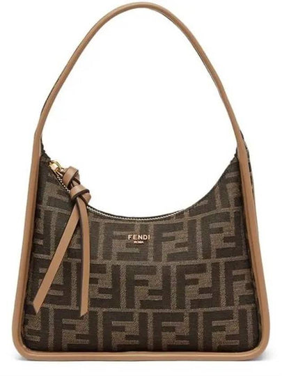 Pendesense FF Fabric Mini Shoulder Bag Brown - FENDI - BALAAN 2