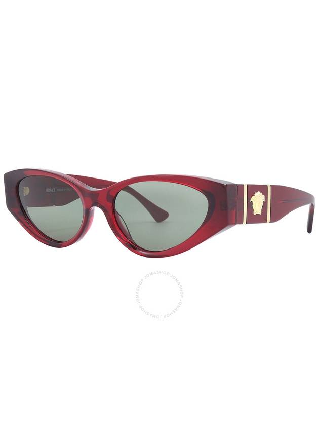 Versace Green Cat Eye Ladies Sunglasses VE4454 5430/2 55 - VERSACE - BALAAN 2