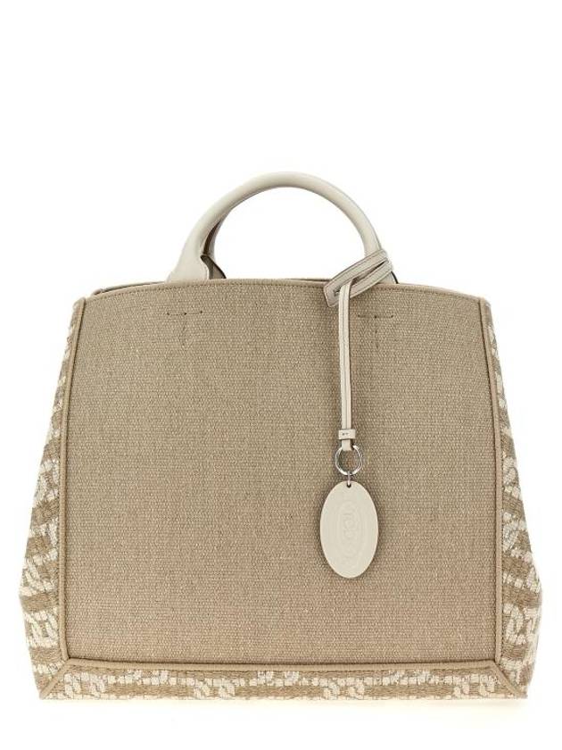 Tote Bag XBWCLTA0400TIR3Q71 Beige - TOD'S - BALAAN 1