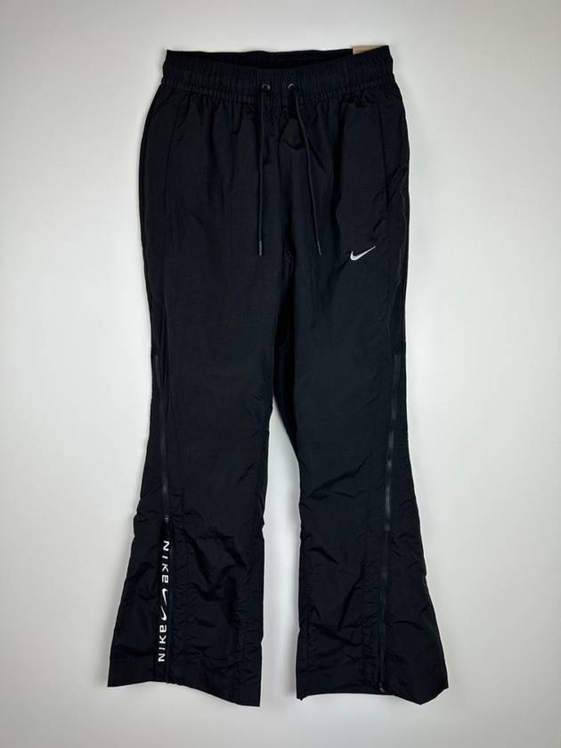 Sportswear Collection Mid-Rise Repel Zip Track Pants Black - NIKE - BALAAN 8