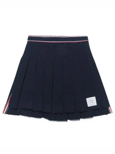 University striped pleated mini skirt - THOM BROWNE - BALAAN 1