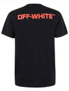 Men's Bulldozer Logo Short Sleeve T-Shirt Black - OFF WHITE - BALAAN 3