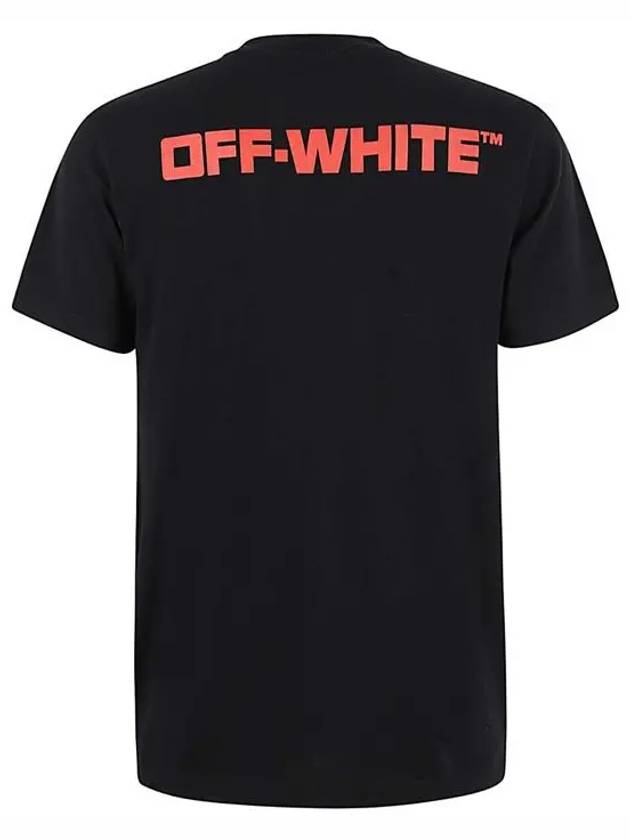 Men's Bulldozer Logo Short Sleeve T-Shirt Black - OFF WHITE - BALAAN 3