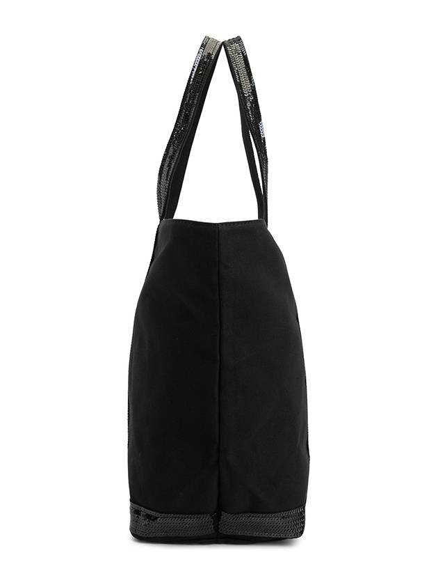 Women's Cabas Zipper Tote Bag Black - VANESSA BRUNO - BALAAN 3