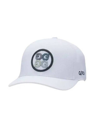 Circle GS Stretch Twill Golf Ball Cap White - G/FORE - BALAAN 1