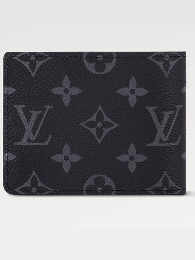 Slender Monogram Eclipse Half Wallet Black - LOUIS VUITTON - BALAAN 3