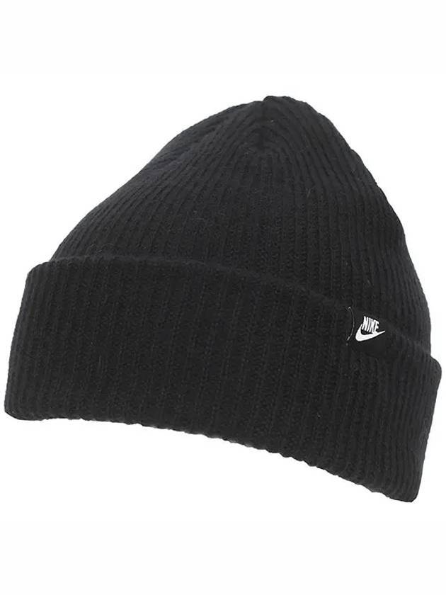 Terra Futura 365 Short Cuffs Beanie Black - NIKE - BALAAN 1