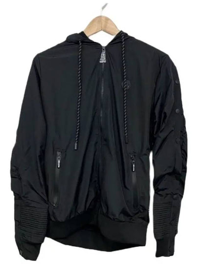 Hexagon Logo Hooded Jacket Black - PHILIPP PLEIN - BALAAN 2