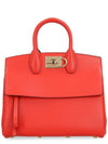 Studio Small Tote Bag Coral - SALVATORE FERRAGAMO - BALAAN 1