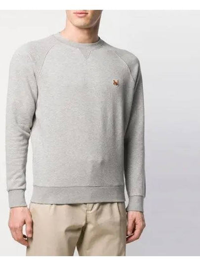 Fox Head Patch Classic Sweatshirt Grey Melange - MAISON KITSUNE - BALAAN 2