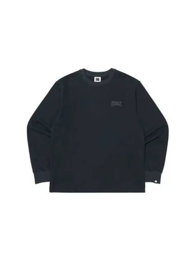 KODAK Apparel Peach Brushed Regular Fit Long Sleeve T Shirt BLACK - KODO - BALAAN 1