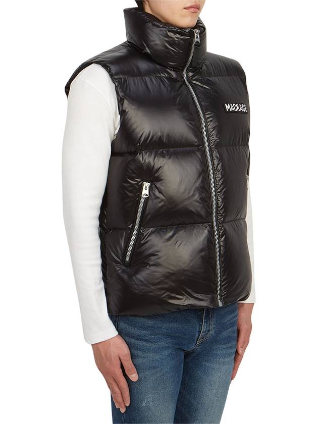 Kane High Neck Padding Vest Black - MACKAGE - BALAAN 5