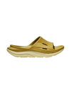 Ora Recovery Slide 3 Slippers Yellow - HOKA ONE ONE - BALAAN 1