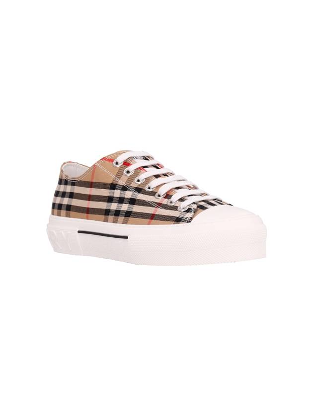 Vintage Check Cotton Sneakers Archive Beige - BURBERRY - BALAAN 3