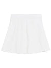 Women's Adina Pleated Skirt White - J.LINDEBERG - BALAAN 2