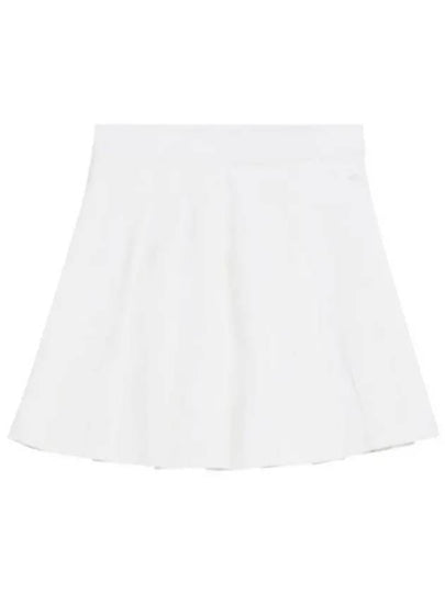 Women's Adina Pleated Skirt White - J.LINDEBERG - BALAAN 2