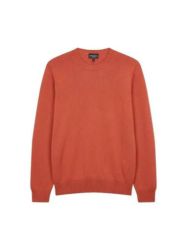 Men s Long Sleeve Wool Easy Knit Brick 270720 - EMPORIO ARMANI - BALAAN 1