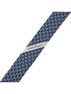 Ferragamo Men's Bear Print Silk Tie 35 0843 NAVY LOGHI E ANIMALI 0759101 - SALVATORE FERRAGAMO - BALAAN 8