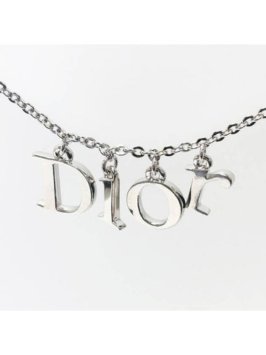 Silver Spelling Logo Bracelet 4VDIA37447 - DIOR - BALAAN 1