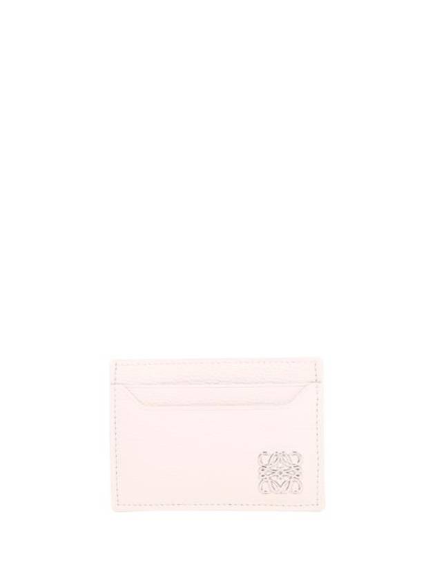 Anagram Plain Pebble Grain Calfskin Card Wallet Light Ghost - LOEWE - BALAAN 1