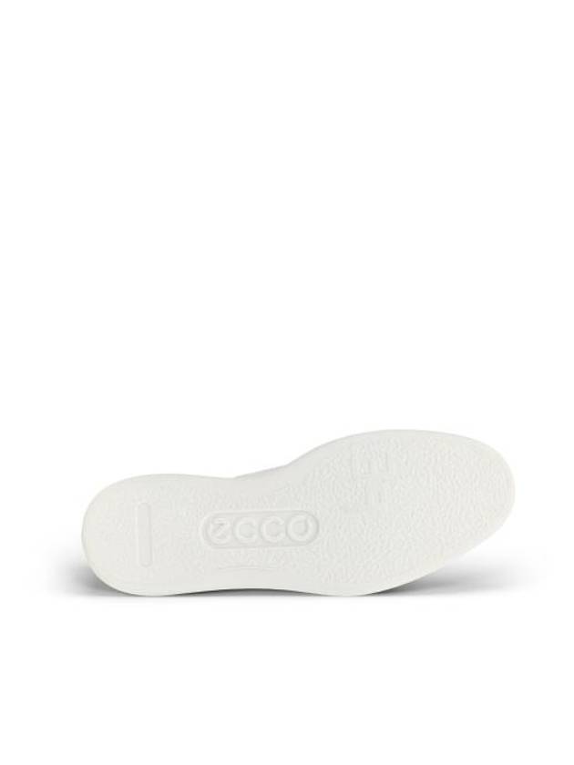 Women's Minimalist Leather Low Top Sneakers White - ECCO - BALAAN 5