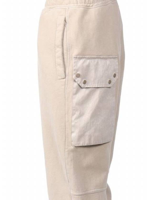 Pantalone Felpa Cotton Track Pants Light Beige - TEN C - BALAAN 6