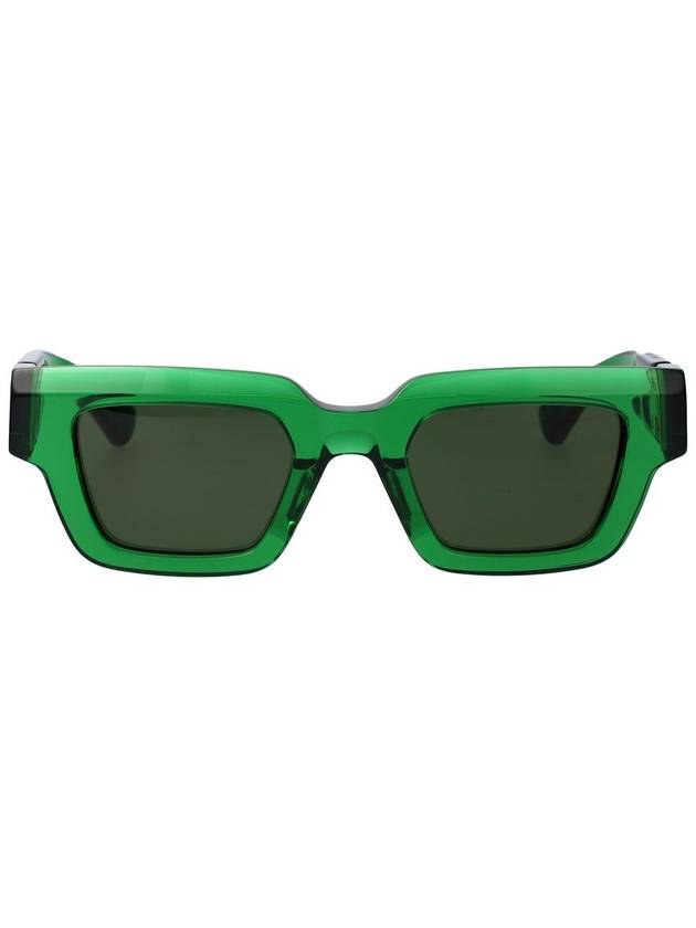 Eyewear Rectangle Sunglasses Green - BOTTEGA VENETA - BALAAN 2