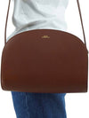 Demi Lune Half Moon Cross Bag Brown - A.P.C. - BALAAN 4