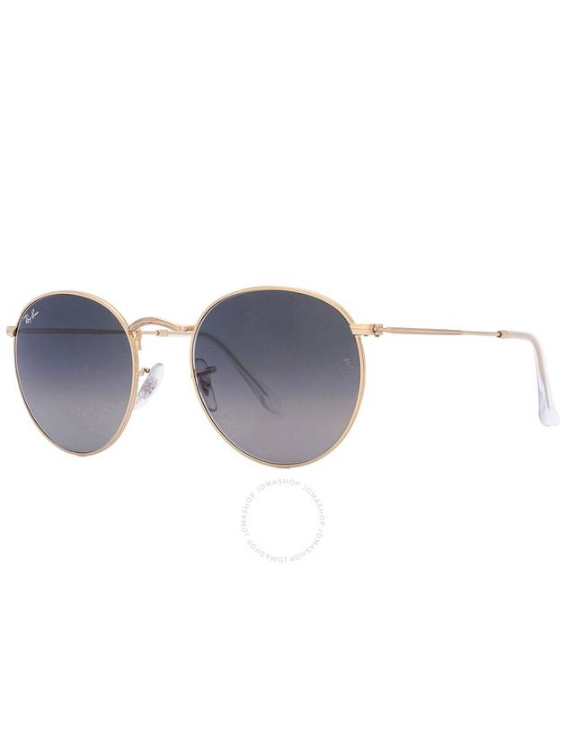 Ray Ban Round Metal Grey Gradient Unisex Sunglasses RB3447 001/71 53 - RAY-BAN - BALAAN 3