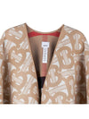 Reversible TB Monogram Check Cape Beige - BURBERRY - BALAAN 7