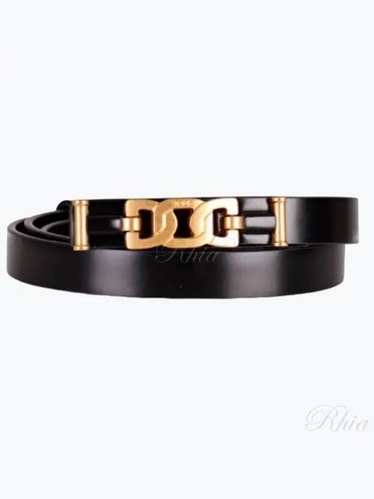 Logo Buckle Leather Belt Black - TOD'S - BALAAN 2