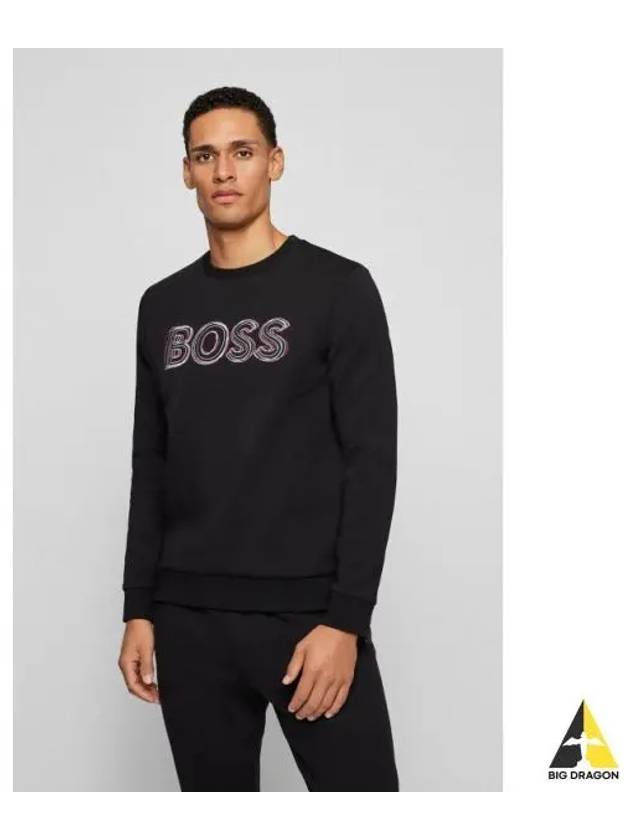 Layered logo embroidery sweatshirt 50471878 001 - BOSS - BALAAN 1