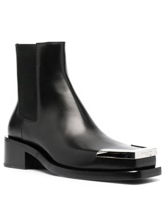 Leather metallic toe cap Austin Chelsea boots bh602eh0r0 - GIVENCHY - BALAAN 1