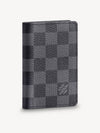 Pocket Organizer Damier Graphite Card Wallet Grey - LOUIS VUITTON - BALAAN 2