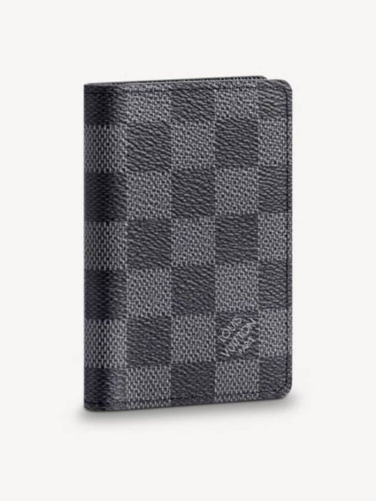 Pocket Organizer Damier Graphite Card Wallet Grey - LOUIS VUITTON - BALAAN 2